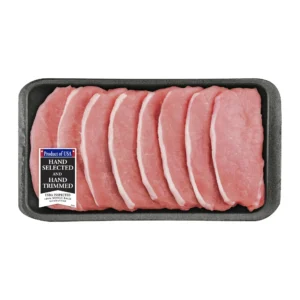 Pork Center Cut Loin Chops Thin Boneless